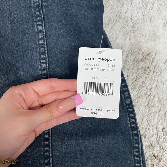 Free People Multicolored Mini Pencil Skirt Casual - Picture 8 of 10